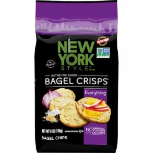 New York Style Bagel Crisps Everything 6oz Bag 6ct
